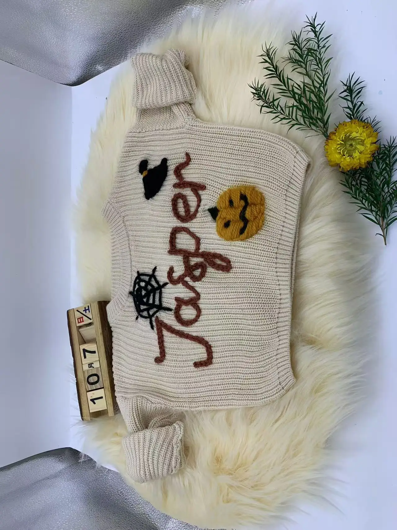 Personalized Baby Sweater, Custom Name Sweater, Hand Embroidery Name Sweater,Newborn Girl Coming Outfit winter baby girl clothes