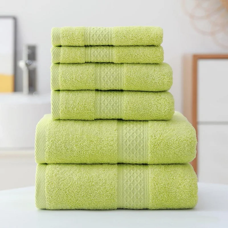 3pcs Luxurious Cotton Towel Set Ultra Soft Highly Absorbent Includes 1 Bath Towels 1 Hand Towels 1 Washcloths For Home Bathroom
