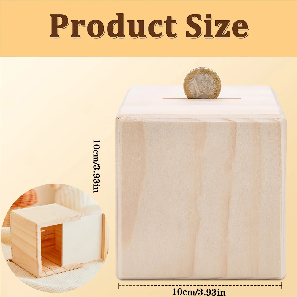 Personalized Wooden Money Box for Kid Jungle Animal Baby Money Box Delightful Gift for Birth Customized Piggy Bank Easter Gifts