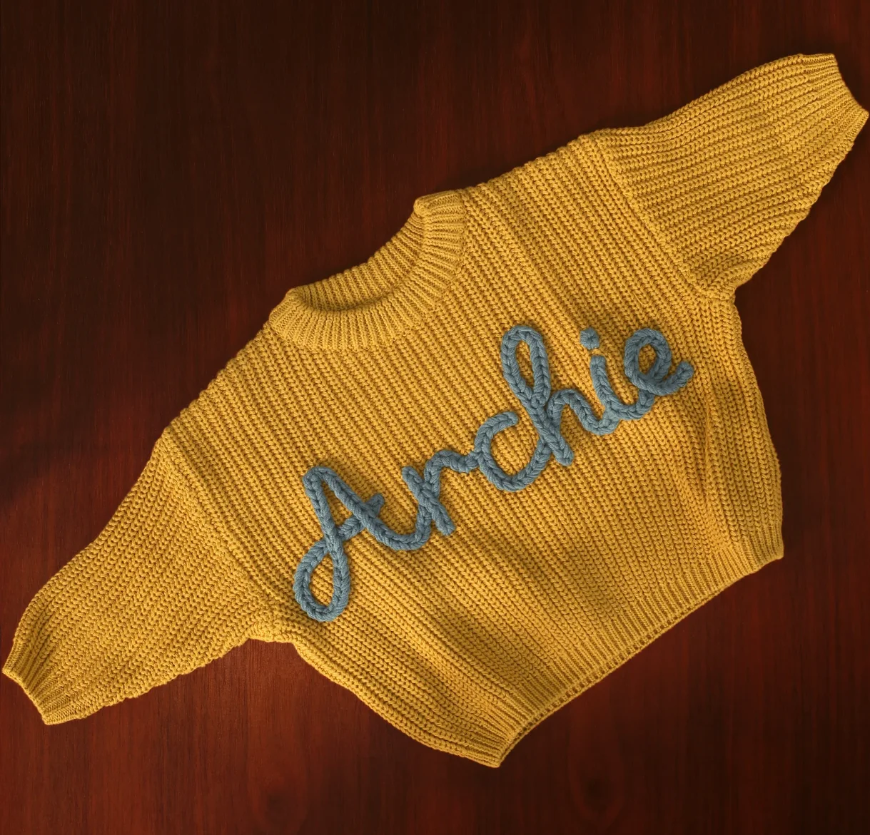 Personalized Baby Sweater handmade thread mixcolor Name Custom Name Sweater Newborn Girl Coming Outfit winter baby girl clothes