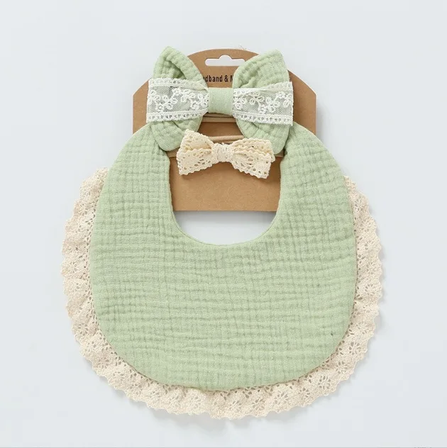 Personalized embroidered baby bib, baby pure cotton gauze bib, mouth in water, baby anti spitting, newborn bib, men's and women'