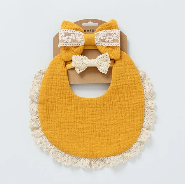 Personalized embroidered baby bib, baby pure cotton gauze bib, mouth in water, baby anti spitting, newborn bib, men's and women'