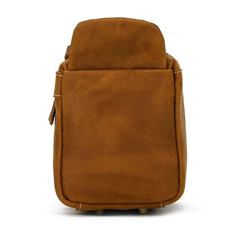 Fashion High Quality Small Travel Bag Crazy Horse Leather Travel Wallet Storage Bag Washing Make Up Bag For Travel toiletry bag