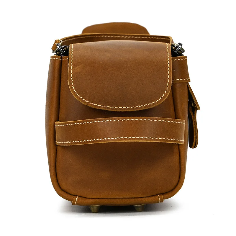 Fashion High Quality Small Travel Bag Crazy Horse Leather Travel Wallet Storage Bag Washing Make Up Bag For Travel toiletry bag