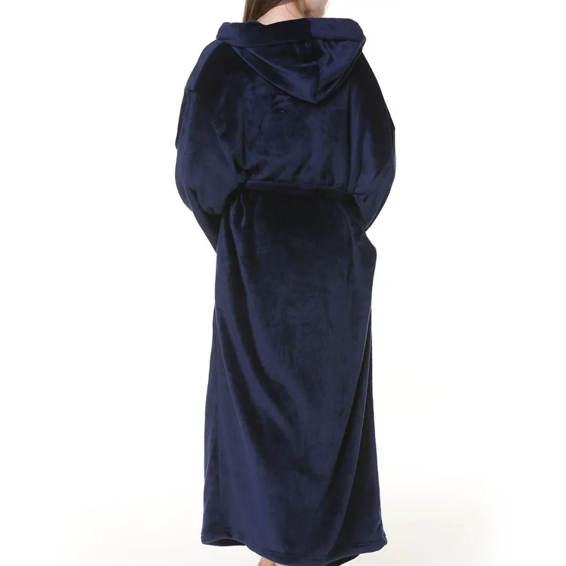 Autumn winter Women's bathrobe 10XL 9XL 8XL 7XL 6XL Bust 150cm plus size Sleepwear women