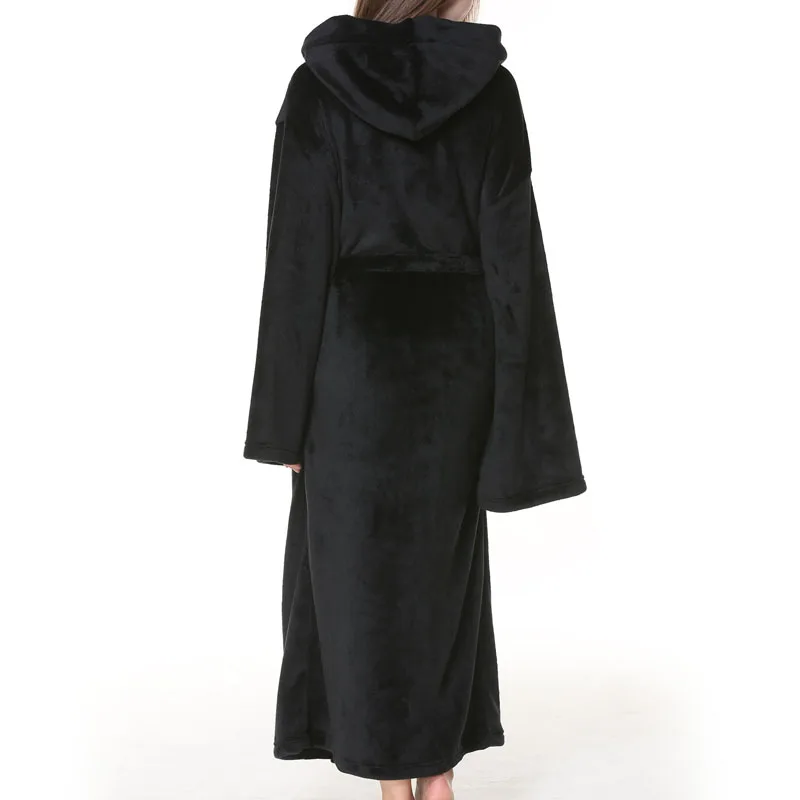 Autumn winter Women's bathrobe 10XL 9XL 8XL 7XL 6XL Bust 150cm plus size Sleepwear women