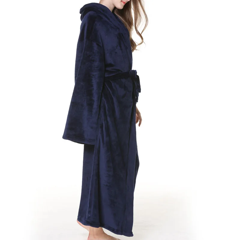 Autumn winter Women's bathrobe 10XL 9XL 8XL 7XL 6XL Bust 150cm plus size Sleepwear women