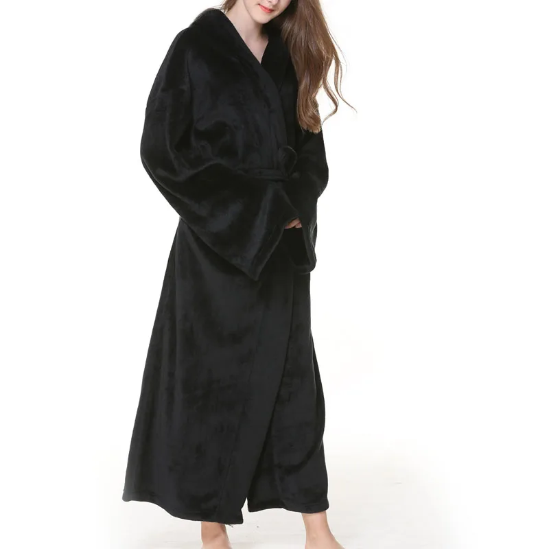Autumn winter Women's bathrobe 10XL 9XL 8XL 7XL 6XL Bust 150cm plus size Sleepwear women