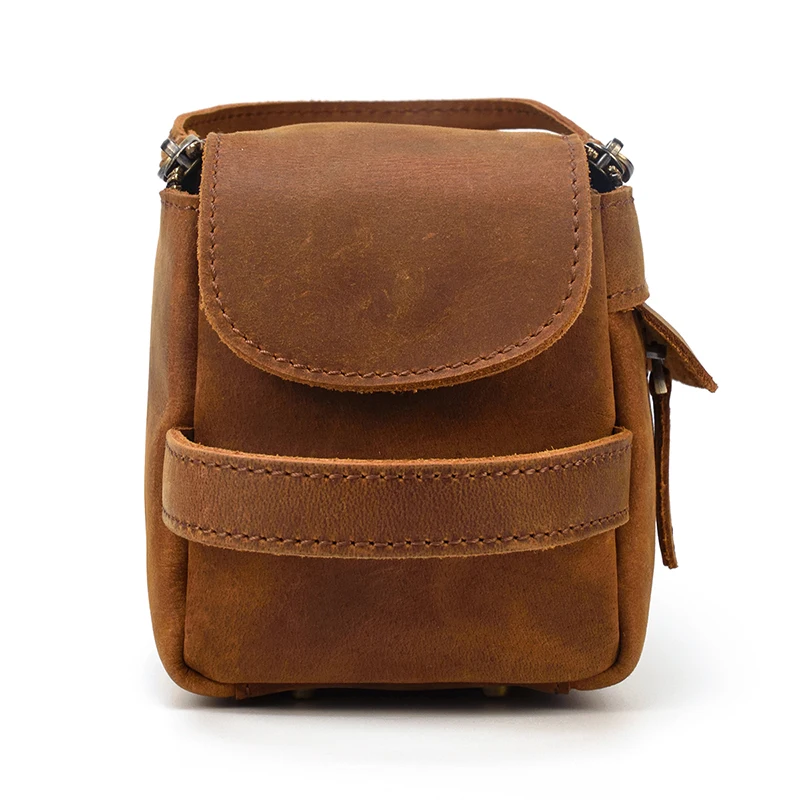 Genuine Leather Clutch Purse Make Up Toiletry Bags Women Man Crazy Horse Leather Cowhide Driver Purse Cosmetic Bag Wash Bags