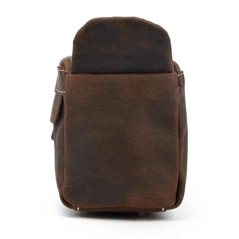 Genuine Leather Clutch Purse Make Up Toiletry Bags Women Man Crazy Horse Leather Cowhide Driver Purse Cosmetic Bag Wash Bags