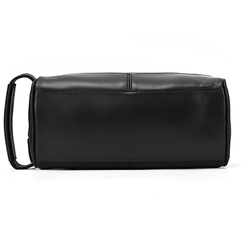 Genuine Leather Clutch Purse Make Up Toiletry Bags Women Man Crazy Horse Leather Cowhide Driver Purse Cosmetic Bag Wash Bags