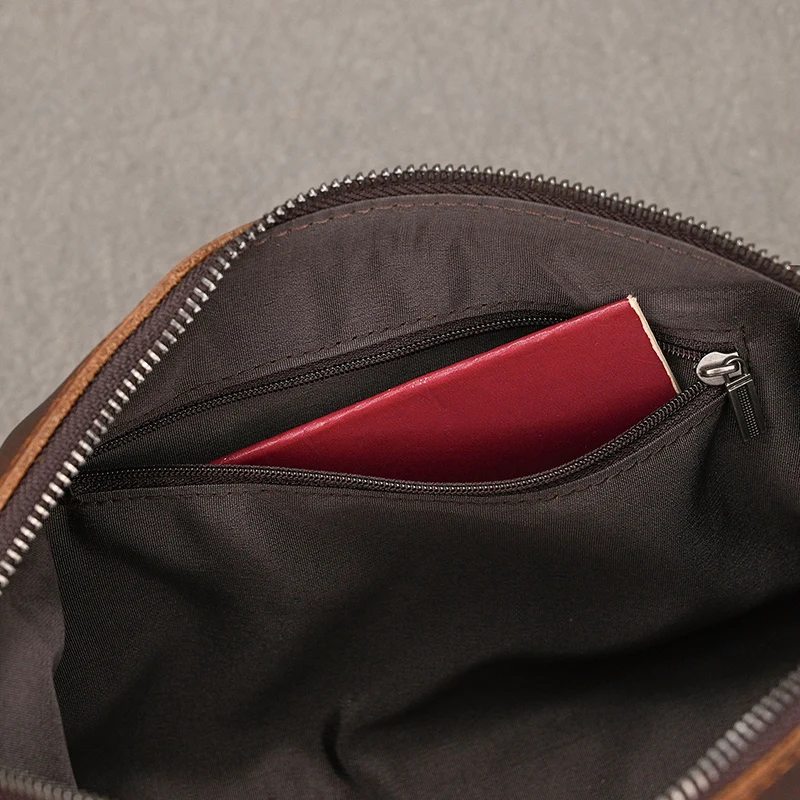 Genuine Leather Clutch Purse Make Up Toiletry Bags Women Man Crazy Horse Leather Cowhide Driver Purse Cosmetic Bag Wash Bags