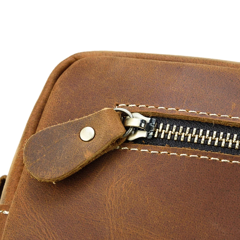Genuine Leather Clutch Purse Make Up Toiletry Bags Women Man Crazy Horse Leather Cowhide Driver Purse Cosmetic Bag Wash Bags