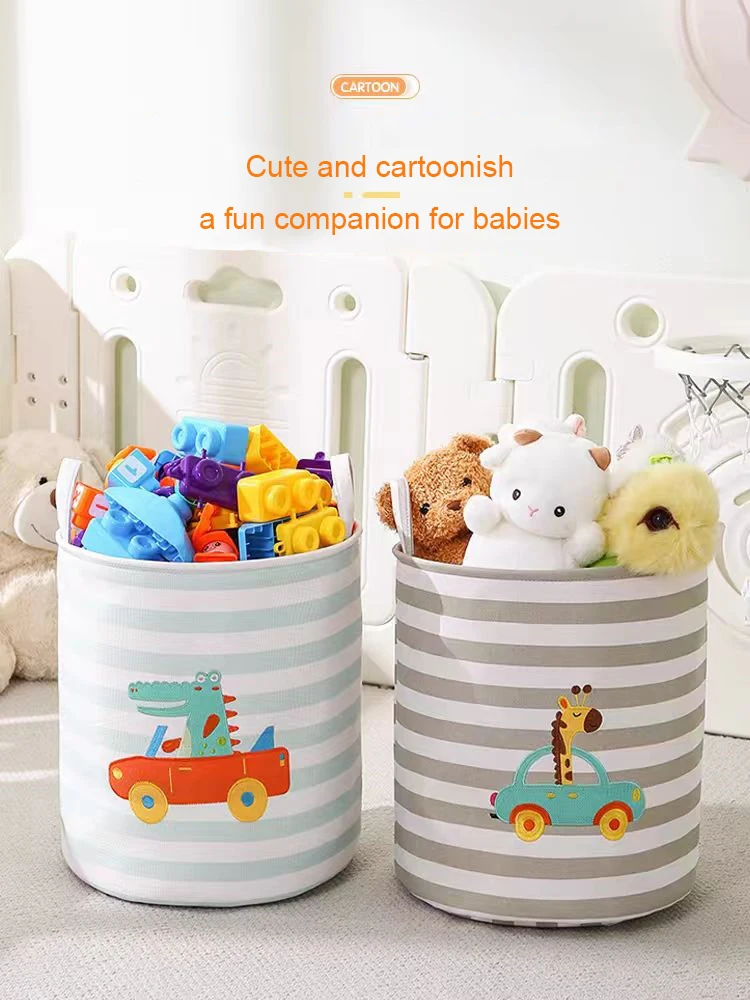 Folding Storage Basket Linen Storage Fabric Wardrobe Office Bedroom Closet Toys Laundry Basket With Handle Storage Organizer New