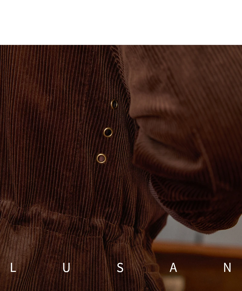Autumn and Winter Warm Cotton Corduroy Jacket British Light Mature Slim-fit Hunting All-match Retro Jacket for Men