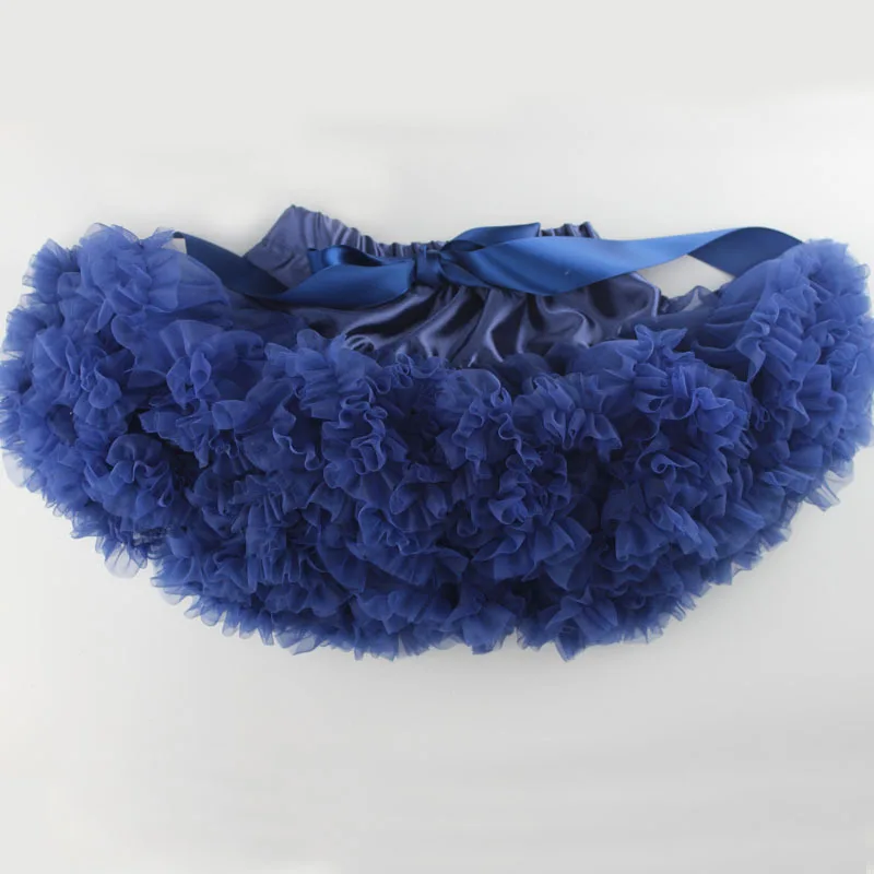 Girls Petti Tutu Skirt Ball Gown Children Clothing Dance Birthday Costume Party Wear Kids Tutu Skirt Blue Many Colors Available