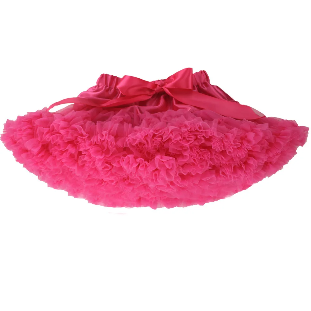 Girls Petti Tutu Skirt Ball Gown Children Clothing Dance Birthday Costume Party Wear Kids Tutu Skirt Blue Many Colors Available
