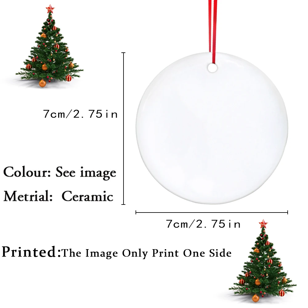 First Christmas Baby Ornament Gift Personalized Ceramic Christmas Ornament Holiday Keepsake Ornament Custom Baby Keepsake