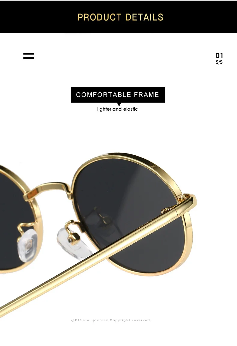 Oval Shape Sunglasses for Women Korean Fashion UV Protection Designer Sunglass Woman Beach Playing Men's Glasses