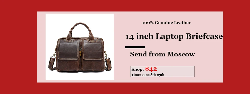 WESTAL Men's Bag Genuine Leather Men Briefcase for Laptop 14 Messenger Men's Leather Bag Business Portfolio for Document A4 7022