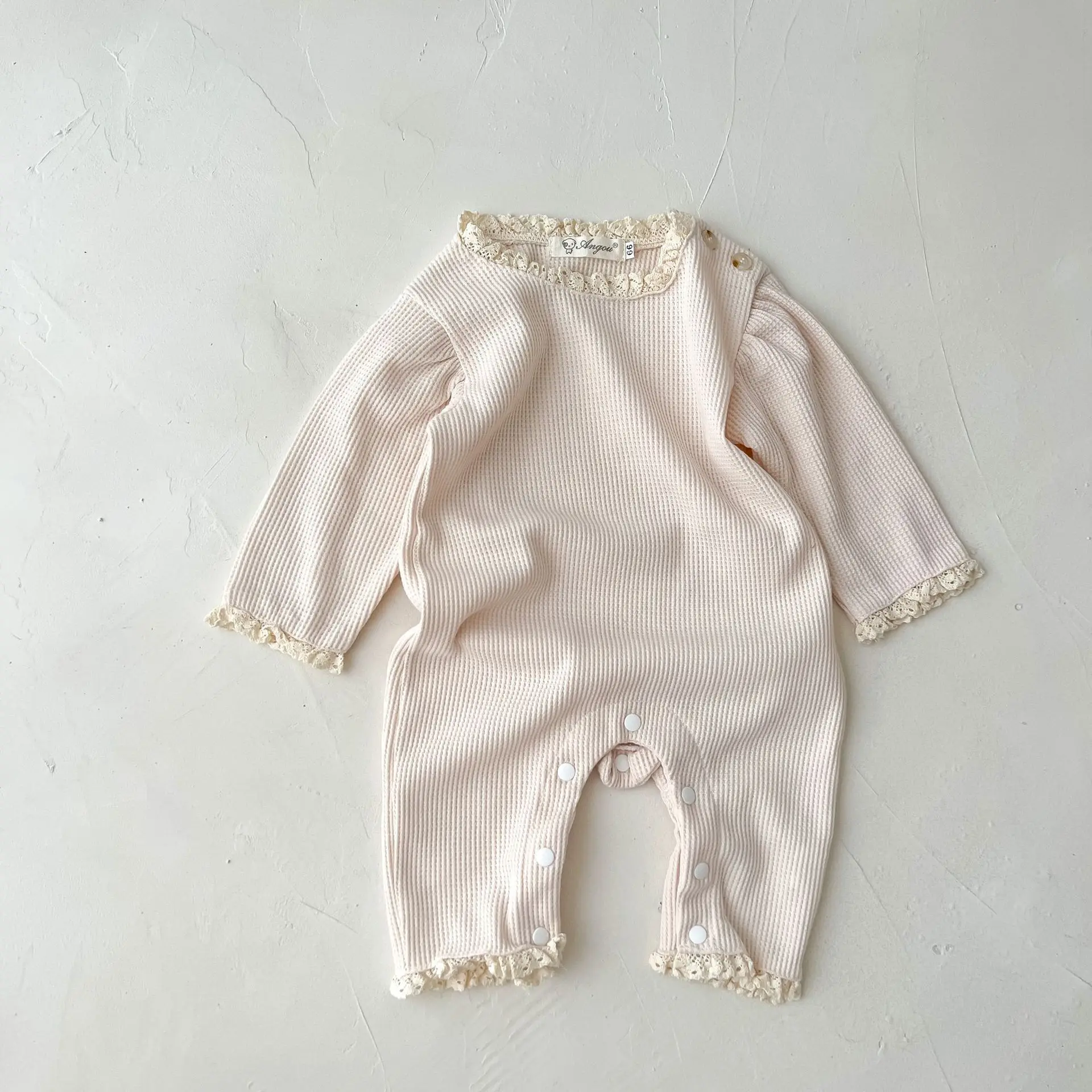 Personalized Toddler Newborn Infant Baby Girl Romper Custom Name Soft Clothing Ruffle Jumpsuit Fall Spring Playsuit
