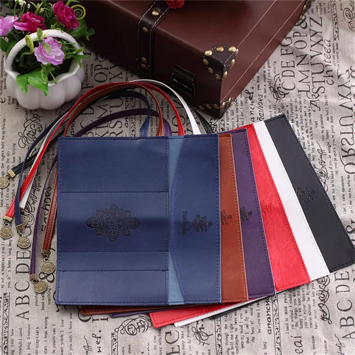 Fashion Vintage Roll PU Leather Pencil Case Twilight Pen Pouch Student Stationery Gift Woman Cosmetic Storage Bag Pencilcase