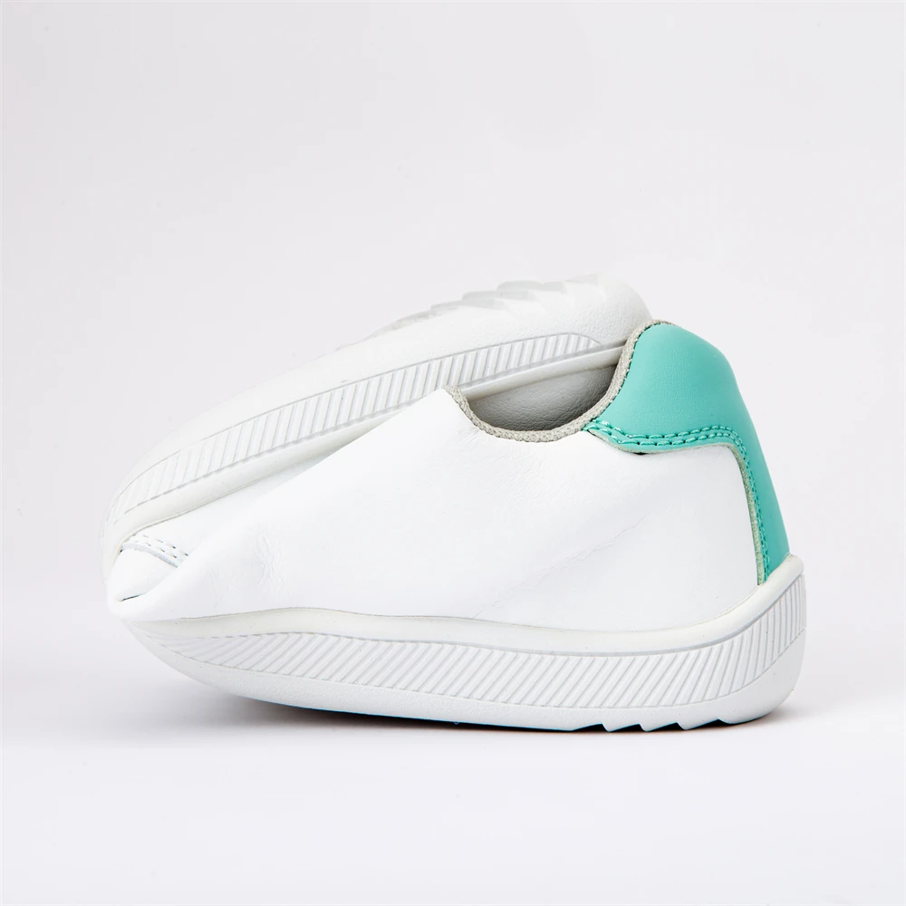 ZZFABER Barefoot Shoes Soft Leather Sneakers Minimalist Casual Shoes for Women Men Unisex Sneakers