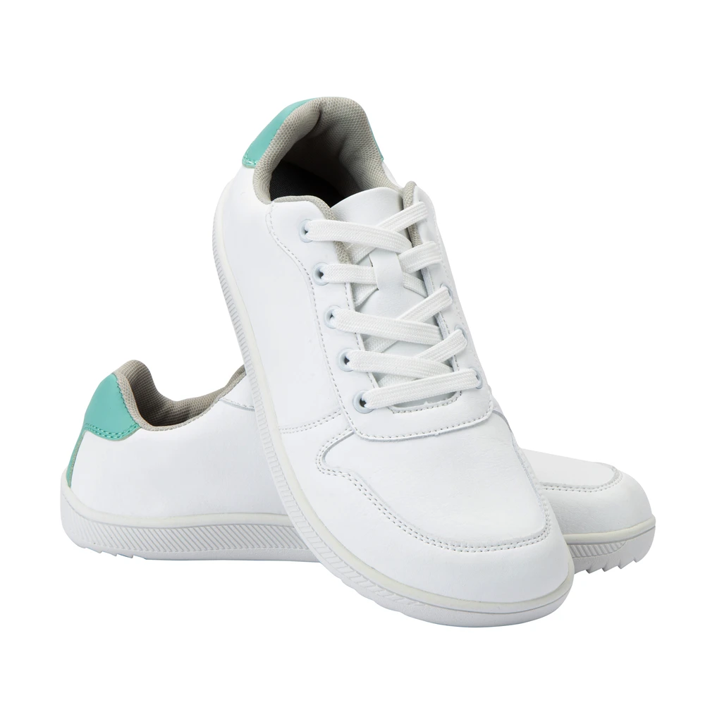 ZZFABER Barefoot Shoes Soft Leather Sneakers Minimalist Casual Shoes for Women Men Unisex Sneakers
