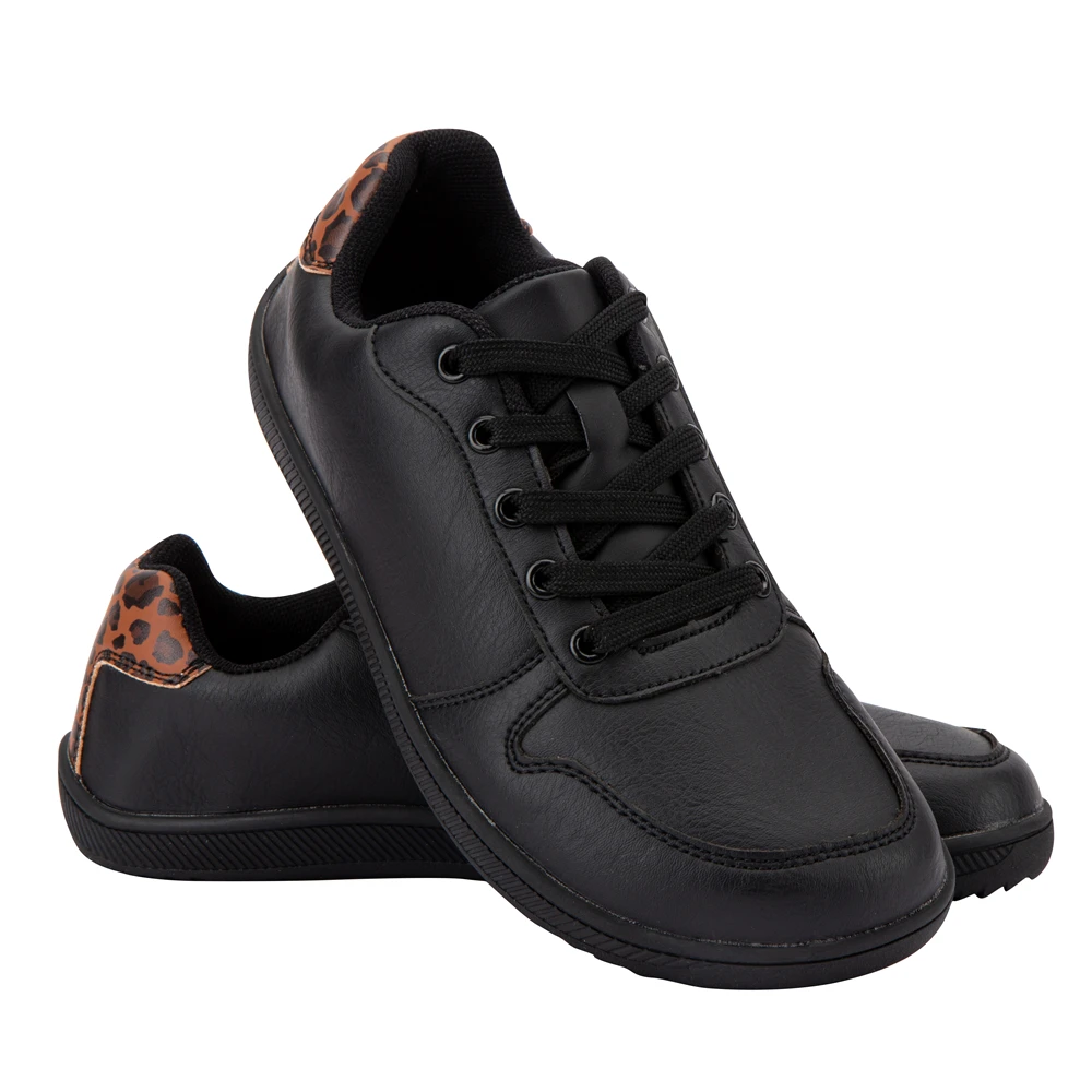 ZZFABER Barefoot Shoes Soft Leather Sneakers Minimalist Casual Shoes for Women Men Unisex Sneakers