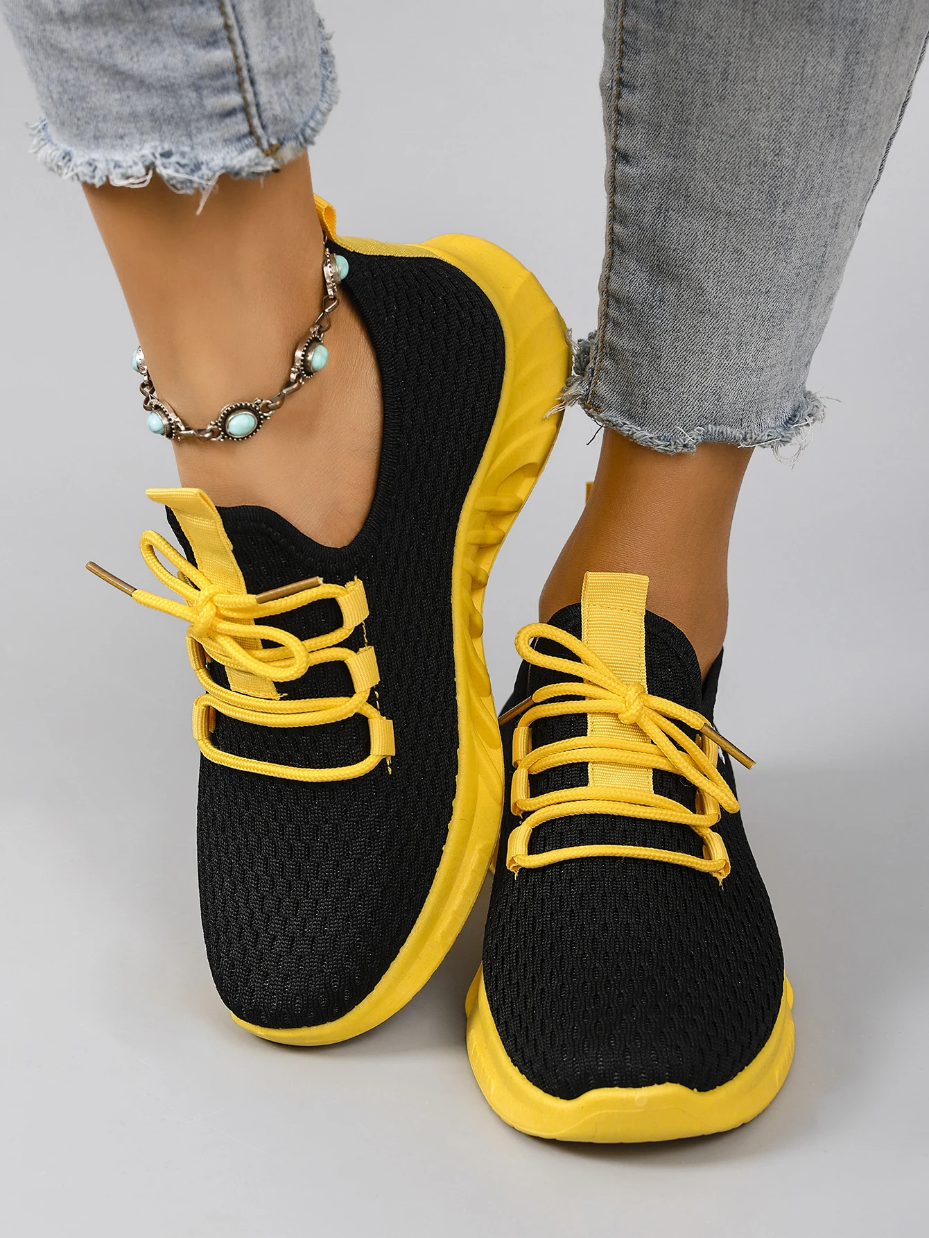 Women's Summer Breathable Mesh Flat Shoes, Women's Shoes, Casual Sneakers Shoes, Clearance Free Shipping