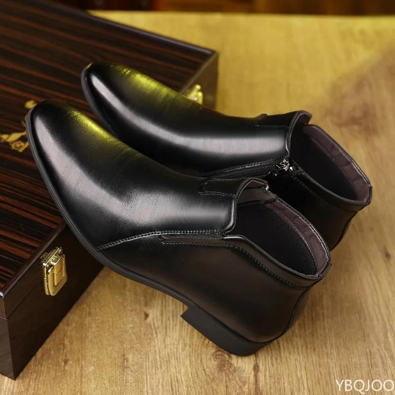 New spring Men Elegant minimalist comfortable Dress Shoes Men Formal Retro Fashionable versatile Pointed Toe Business Shoes