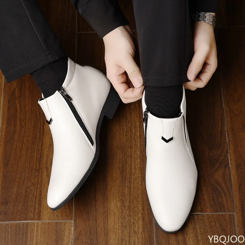 New spring Men Elegant minimalist comfortable Dress Shoes Men Formal Retro Fashionable versatile Pointed Toe Business Shoes