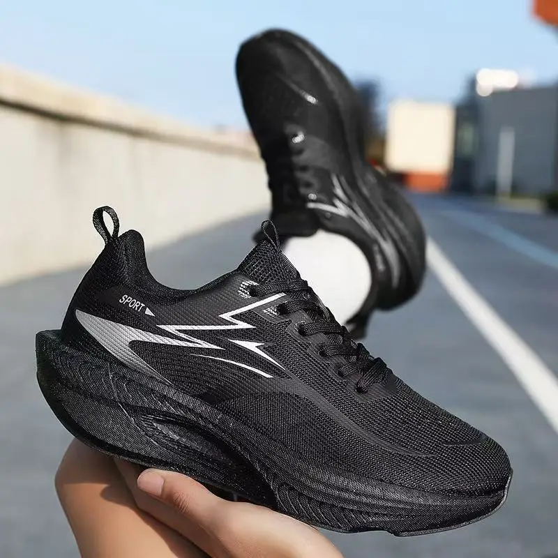 Marathon Sneakers Running Shoes Men Anti-slip Comfortable Racing Carbon Board Training Mesh Tennis Shoes Casual for Women 2026