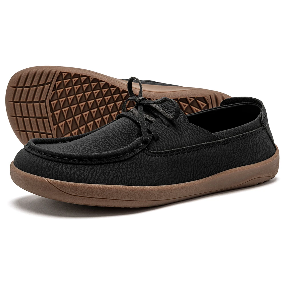 HOBIBEAR Women Barefoot Loafers Slip on Wide Width Shoes Adjustable Zero Drop Round Toe Flats