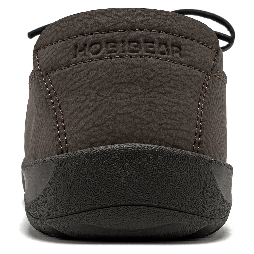 HOBIBEAR Women Barefoot Loafers Slip on Wide Width Shoes Adjustable Zero Drop Round Toe Flats