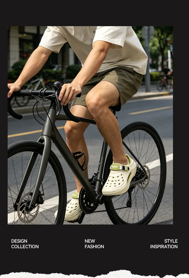Men's Summer 2026 New Thick Soled Wear Resistant Outdoor Wear Resistant Anti Slip, Odor Proof, Breathable Cool Slippers