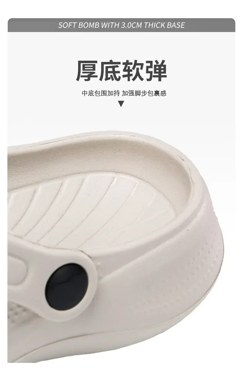 2026Summer Men Clogs Sandals Men's and Women's Leisure Slippers Beach Slides Home Garden Shoes Outdoor Sandals Plus Size46 47 48