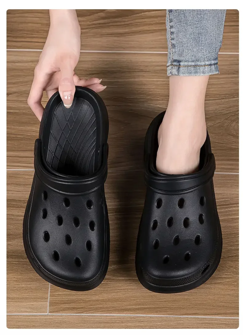 2026Summer Men Clogs Sandals Men's and Women's Leisure Slippers Beach Slides Home Garden Shoes Outdoor Sandals Plus Size46 47 48