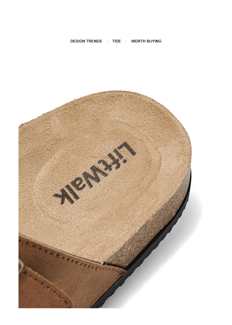 Men's And Women's Large Size Clogs Fashion Outdoor Shoes Classic Cork Suede Slide Sandals with Arch Support Mules Slippers for B
