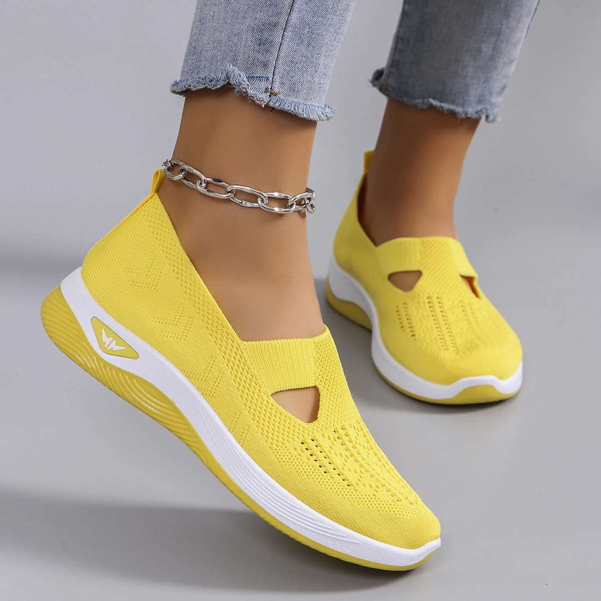 Women's summer breathable mesh flat shoes women's shoes casual sneakers shoes, clearance free shipping