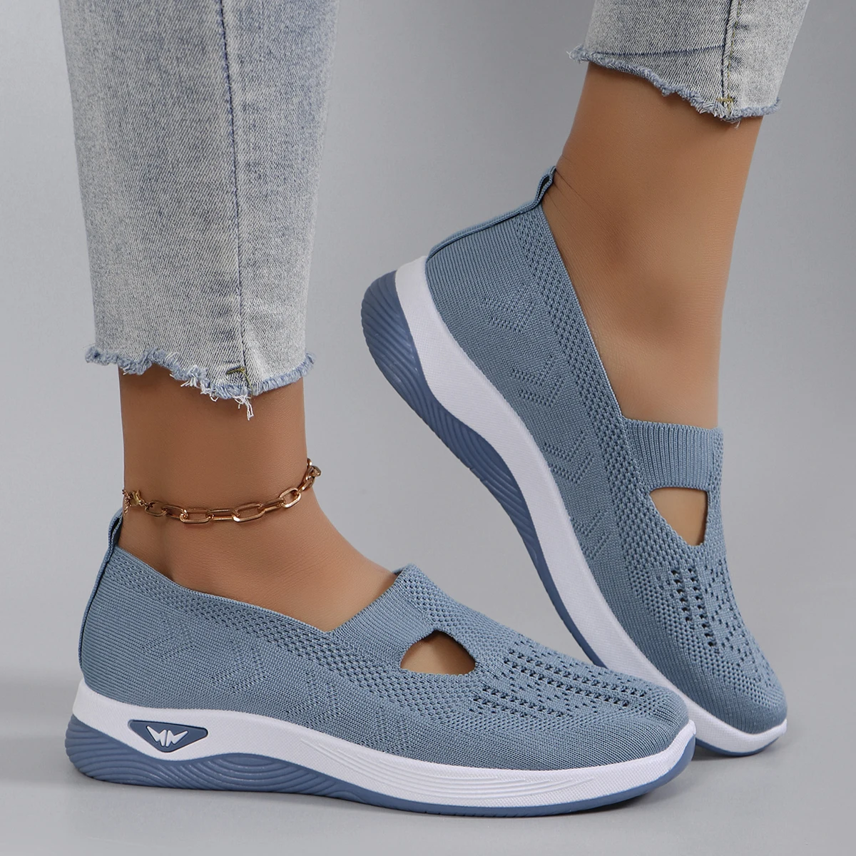 Women's summer breathable mesh flat shoes women's shoes casual sneakers shoes, clearance free shipping