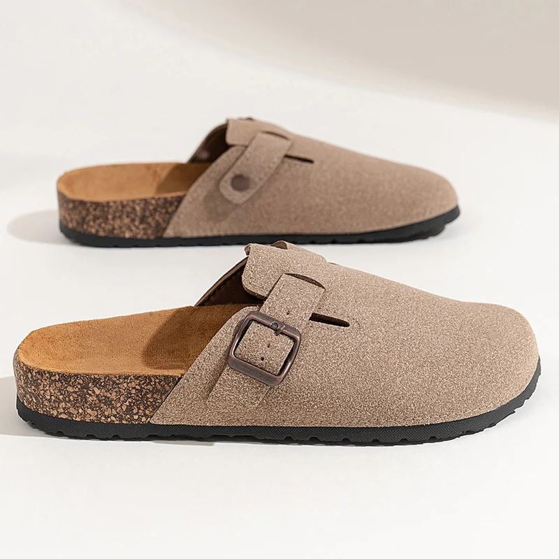 Men's Toe-Toe Slippers, Fashionable and Versatile, Thick-Soled, Wear-Resistant, Soft-Soled, Slip-On Casual Sandals