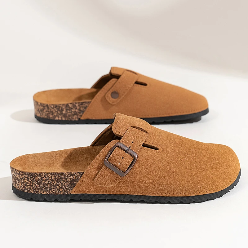 Men's Toe-Toe Slippers, Fashionable and Versatile, Thick-Soled, Wear-Resistant, Soft-Soled, Slip-On Casual Sandals
