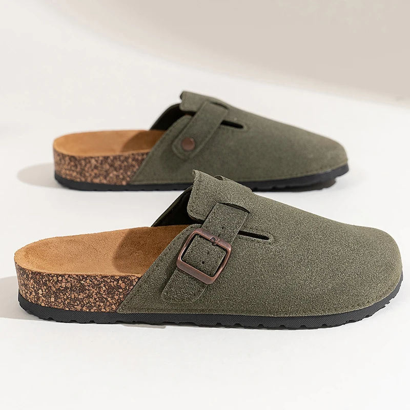 Men's Toe-Toe Slippers, Fashionable and Versatile, Thick-Soled, Wear-Resistant, Soft-Soled, Slip-On Casual Sandals