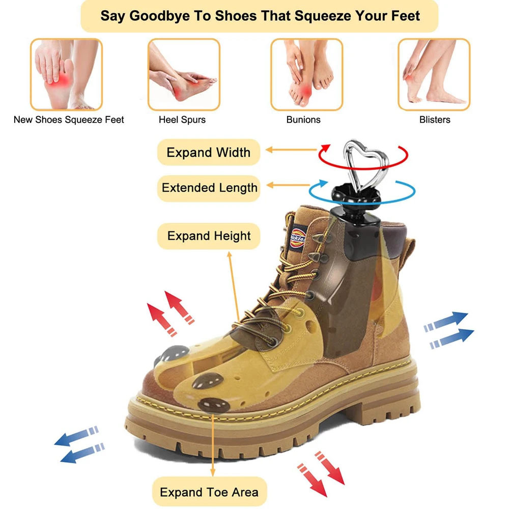 Shoe Stretcher Height/Length Adjustable with Shoe Horn for Flat Shoes Casual Shoes Canvas Shoes Sport Shoes