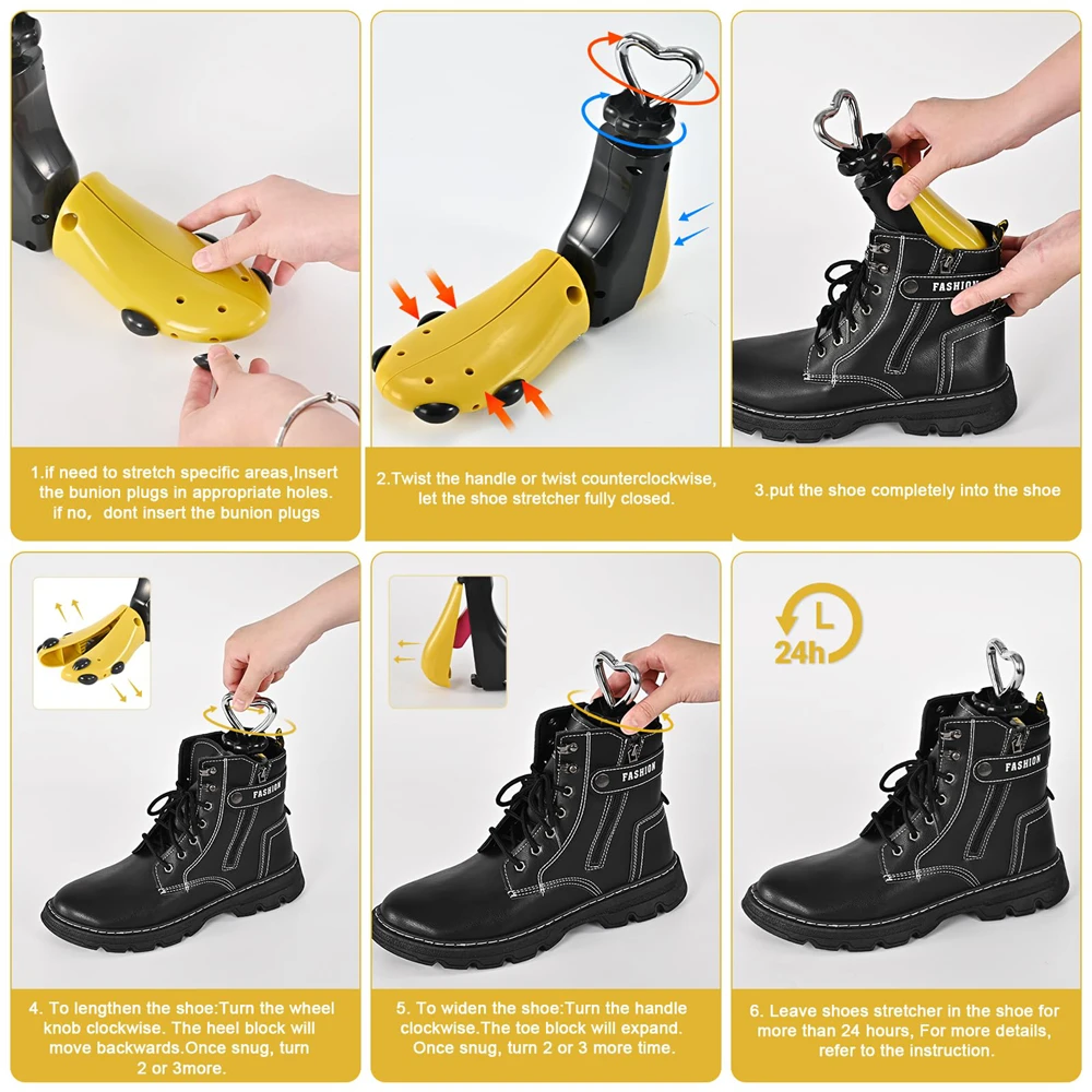 Shoe Stretcher Height/Length Adjustable with Shoe Horn for Flat Shoes Casual Shoes Canvas Shoes Sport Shoes