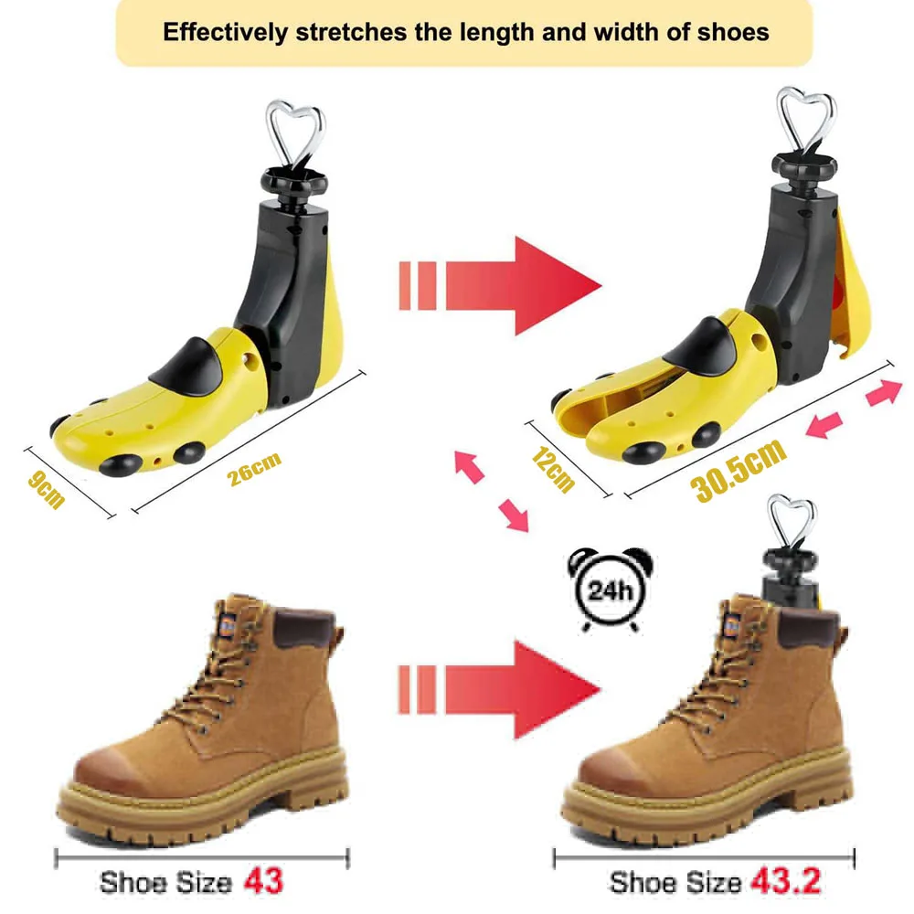 Shoe Stretcher Height/Length Adjustable with Shoe Horn for Flat Shoes Casual Shoes Canvas Shoes Sport Shoes