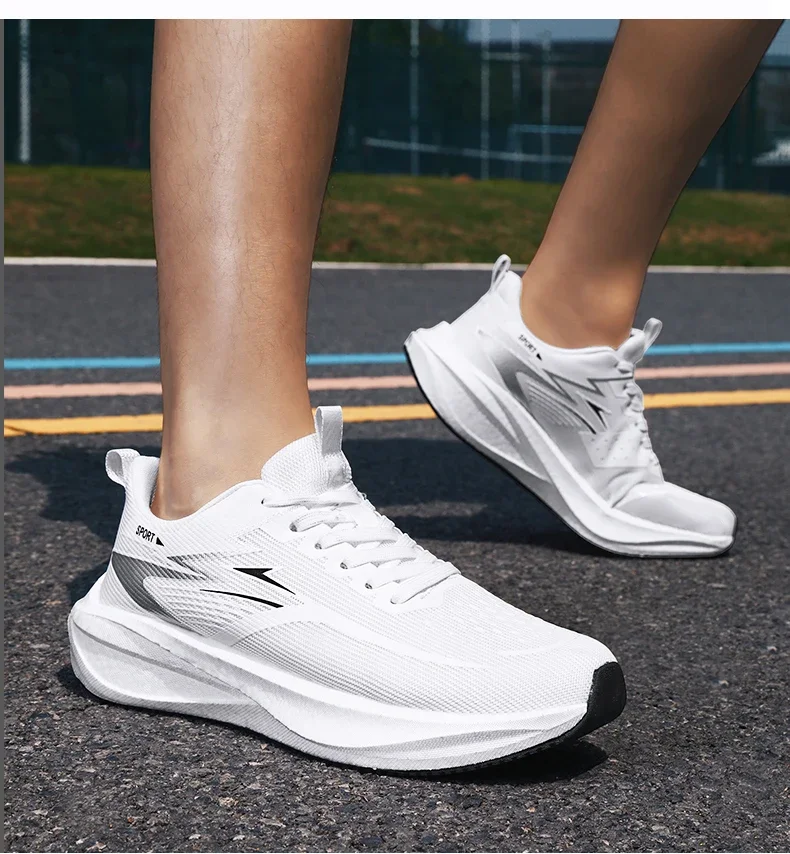 New Comfort Cushioned Casual Sneakers Men Women Soft Sole Sports Shoes Anti Slip Light Daily Travel Street Walking Shoes