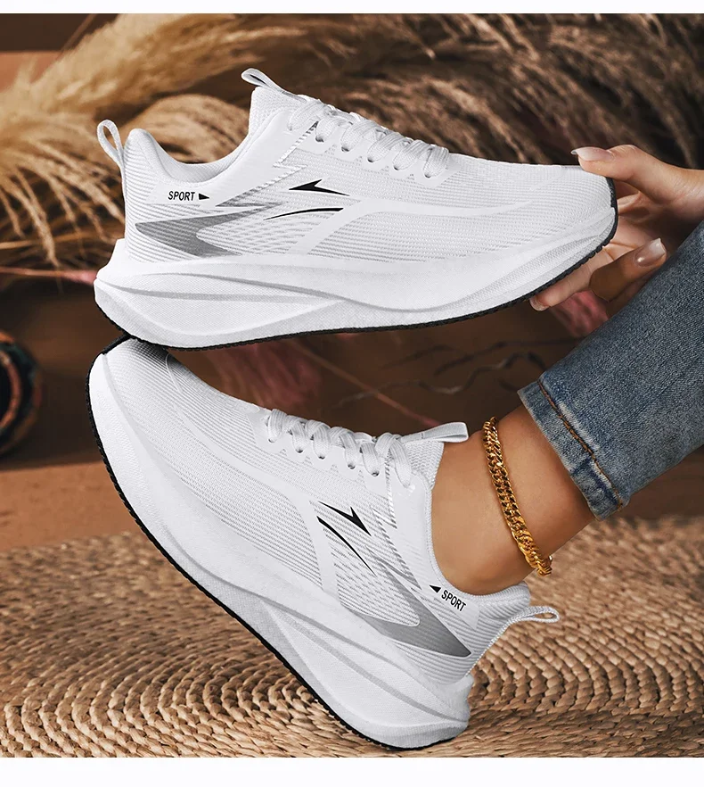 New Comfort Cushioned Casual Sneakers Men Women Soft Sole Sports Shoes Anti Slip Light Daily Travel Street Walking Shoes
