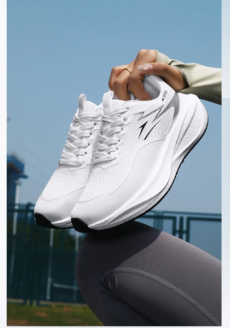 New Comfort Cushioned Casual Sneakers Men Women Soft Sole Sports Shoes Anti Slip Light Daily Travel Street Walking Shoes